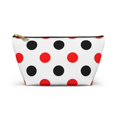 thumbnail image 2 of Red Black Polka Dots Makeup Bag Cosmetic Bag Accessory Pouch, 2 of 4