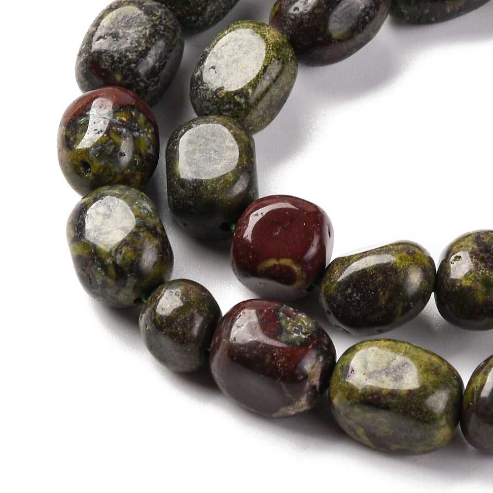 Natural Dragon Blood Beads Strands Nuggets Tumbled Stone 7~12x6~8x5~7mm Hole: 1mm about 43~44pcs/strand 15.47~15.63''(39.3~39.7cm)
