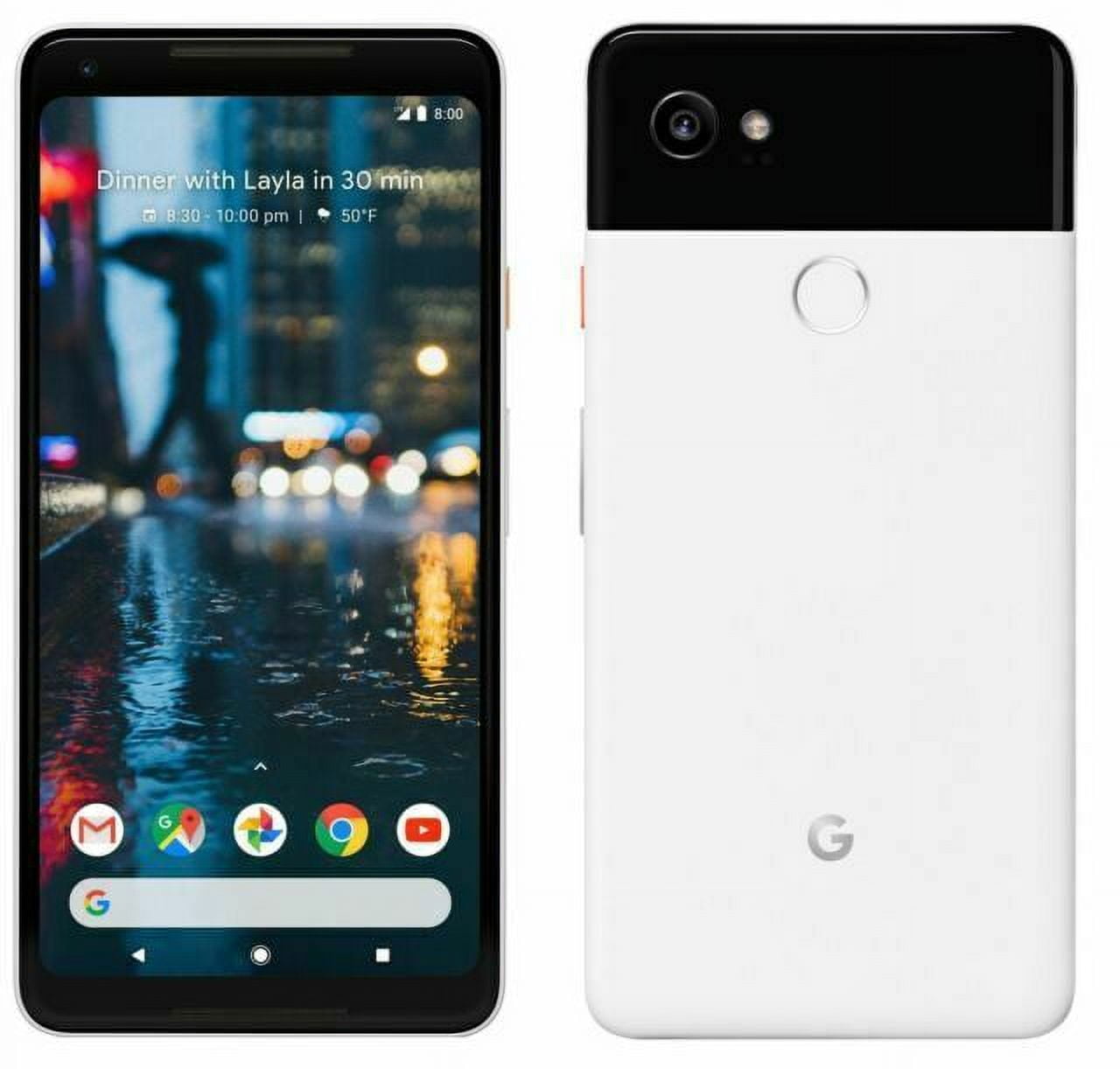 Open Box Google Pixel 2 XL Verizon - White & Black (64GB)