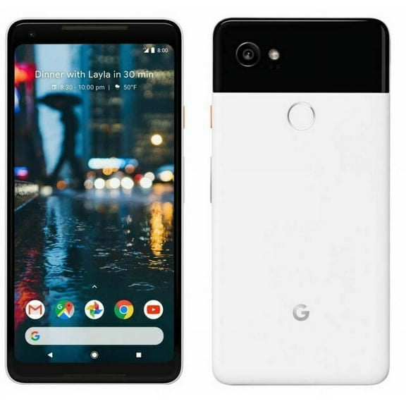 Open Box Google Pixel 2 XL Verizon - White & Black (64GB)