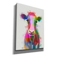 thumbnail image 2 of Epic Graffiti 'Rainbow Splash Cow' by Fab Funky Canvas Wall Art, 16"x18", 2 of 3