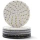 thumbnail image 1 of Posavasos para bebidas, posavasos de bebida trenzados hechos a mano con estilo, posavasos absorbentes de agua, 4,3 pulgadas, conjunto de 6 Feliz Sencillez, 1 of 4