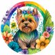 thumbnail image 1 of (w2536) Resina Diamante Serie Animal Perro Pastor Diamantes 30*30CM, 1 of 9