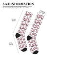 thumbnail image 4 of Sikiie Cherry Blossoms 1 Pairs Compression Socks for Men and Women 15-20 mmHg Running Support Socks, 4 of 7