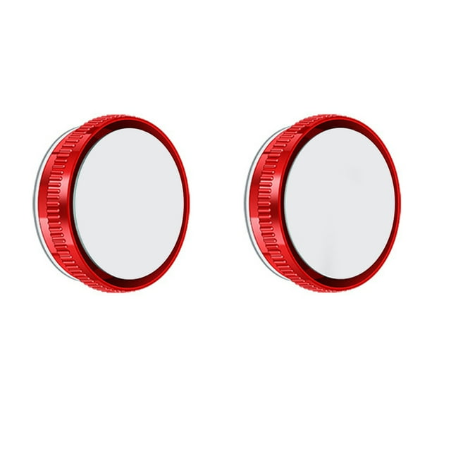 TIMIFIS Rétroviseur à Ventouse Petit Miroir Rond 360 Degrés Grand Angle Haute Définition pour Automobiles 2 Pcs Accessoires Intérieurs de Voiture