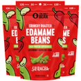 thumbnail image 1 of - Crunchy Roasted Edamame Beans (Sea Salt) - Keto Snacks (2g Net) - High Protein Healthy Snacks (14g Protein) - Low Carb & Calorie, Gluten-Free Snack, Vegan Food - 4 oz (3 Pack), 1 of 5