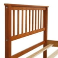 thumbnail image 6 of Hassch Vintage Wood Platform Bed with Headboard and Footboard, Walnut, 6 of 10
