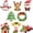 8 Packs, variant on VFM 6 Pack Santa Claus Design Building Blocks Set, Christmas Theme Building Blocks Ornaments, Mini Building Figures, DIY Stocking Stuffers, Xmas New Year Birthday Gifts, Party Favors (Set-B)