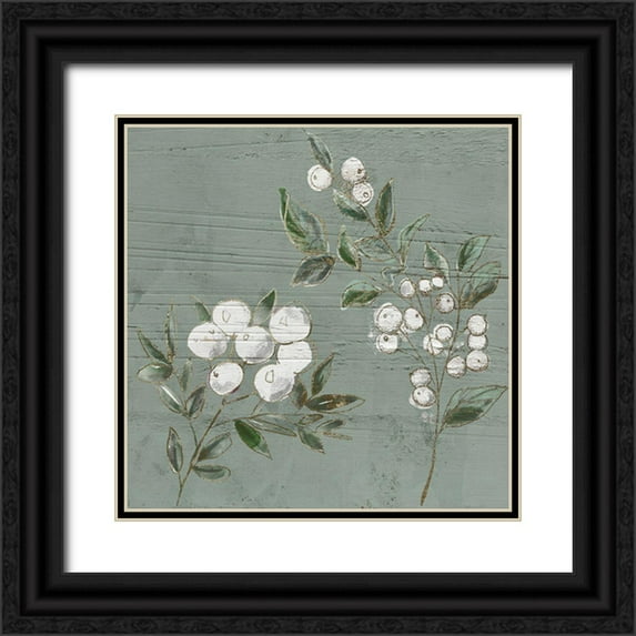 Sommers, Mindy 26x26 Black Ornate Wood Framed with Double Matting Museum Art Print Titled - Berrywood