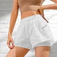 thumbnail image 2 of SONXAHE Women's Letter Print Athletic Skort Drawstring Closure Inner Shorts Sport Activewear, 2 of 7