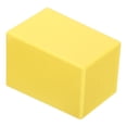 thumbnail image 4 of Unique Bargains Pencil Holder Plastic Pen Makeup Brush Holder Square Desktop Organizer Yellow, 4 of 6