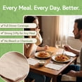 thumbnail image 3 of Jenvita Bamboo Everyday Disposable Napkins 2-Ply White, 250 Pack, 3 of 9