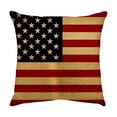 thumbnail image 1 of Up to 65% Off SMihono Independence Day Pillowcase Cartoon Style Linen Digital Printing Pillowcase, 1 of 1