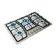 thumbnail image 1 of Parrilla Gas 5 Quemadores Acero Inoxidable Empotrable Hogar, 1 of 9