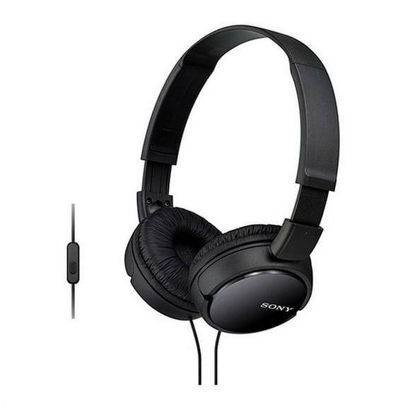 Audífonos alámbricos Sony; MDR-ZX110; negros