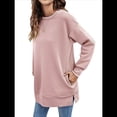 thumbnail image 3 of Sudaderas para Mujer, Sudaderas de Cuello Redondo de A , Suéteres Casuales Holgados, Conjuntos Cómodos de Otoño. Rosa L, 3 of 9