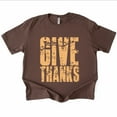 thumbnail image 6 of Give Thanks Block Distressed - Women's Heavyweight Graphic T-Shirt, 6 of 12