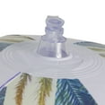thumbnail image 6 of Northlight Corona Tropical Leaves Inflatable Beach Ball - 20" - Blue and Green, 6 of 7
