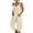 Beige, variant on Overalls for Women Casual Barrel Wide Leg Bib Pants Loose Sleeveless Jumpsuit with Pockets,Light Blue