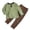 1-29Army Green48, variant on MEZZALL Kid's Autumn Winter Homewear Boys Girls Cartoon Printed O-Neck Long Sleeve T Shirt Long Pants Pajamas Sets Suits Children's Clothing Leisure Sleepwear