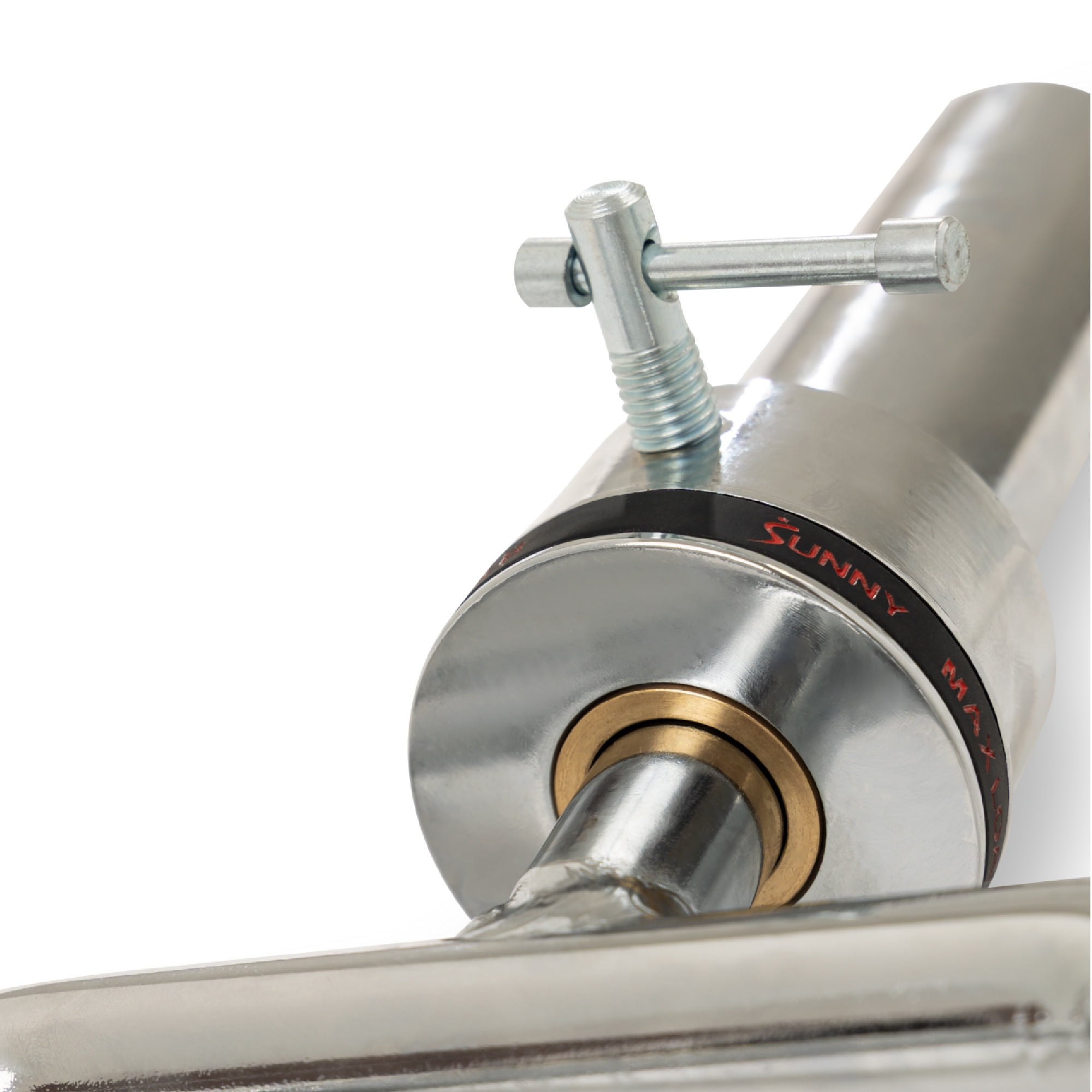 Sunny Health & Fitness Olympic Tricep Bar with Spin-Lock Ring Collars - SF-OB02-34