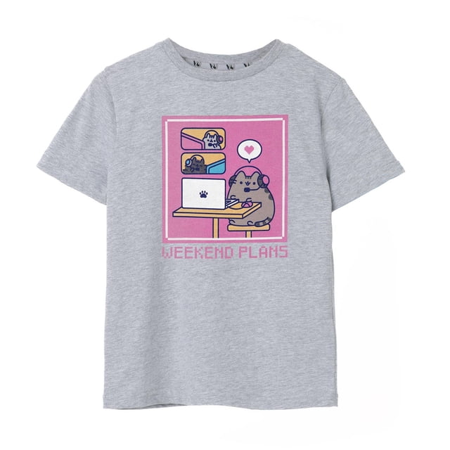 Pusheen Girls Weekend Plans Short-Sleeved T-Shirt