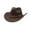 Coffee, variant on Vintage Western Cowboy Hat for Men Women Wide Brim Cowgirl Fedora Hats Cowboy Hat Cowboy Hat Western Hat Jazz British Hat Beach Cowgirls Cattleman Cowboys Hats Khaki