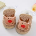 thumbnail image 2 of KelaJuan Baby Christmas Shoes, Santa Claus Snowman Elk Soft Sole Non-Slip Walking Shoes Flats Toddler Winter Shoes For Girls Boys, 2 of 6