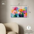 thumbnail image 5 of Art Remedy Floral Abstracts Canvas, 24" x 16", Gallery Wrapped, Expressive Blooms I, 5 of 7