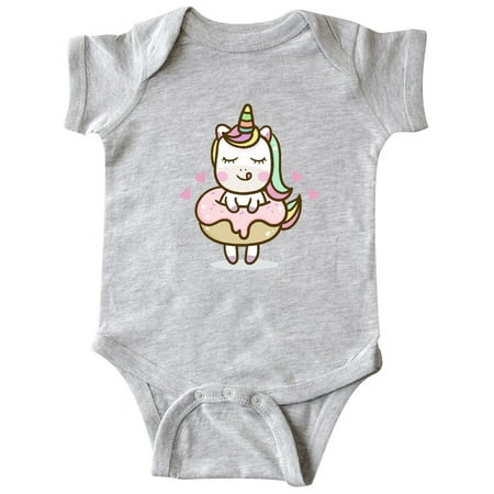 

Inktastic Unicorn Doughnut Gift Baby Girl Bodysuit