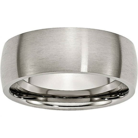 Titanium 8mm Brushed Band