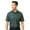 Carbon, variant on Paragon Men's Performance Polo Shirt With 3-Button Golf Polo Shirts 100% Polyester Dry Fit Tee Shirt, White S