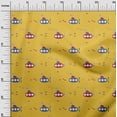 thumbnail image 2 of oneOone Georgette Viscose Yellow Fabric Submarine & Fish Ocean Sewing Craft Projects Fabric Prints By Yard 42 Inch Wide, 2 of 4