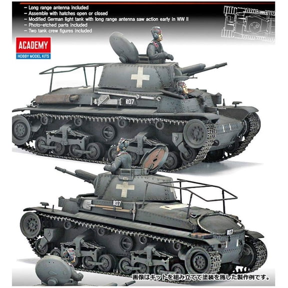 ACADEMY Pz.BEF.wg.35(t) German Command Tank Model Kit