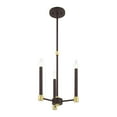 thumbnail image 6 of Livex Lighting - Karlstad - 3 Light Chandelier in Contemporary Style - 12 Inches, 6 of 9