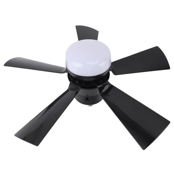15.7in Socket Fan Light, E26 Base Light Bulb Fan, 3 Colors 3000K-6500K Dimmable Socket Fan with Light, 5 Blades Socket Ceiling Fan for Garage, Bathroom, Bedroom, Kitchen