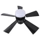 thumbnail image 5 of Luz del Ventilador de Techo de Control Remoto de 4333rf, Temperatura de Color Ajustable, 3 Velocidades de Ventilador, Temporizador 1/2/4 Horas, Ventiladores de Techo de Tornillo,, 5 of 7
