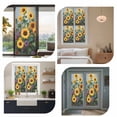 thumbnail image 7 of Sunflower Window Privacy Film, Modern Oil Painting Summer Botanical Floral Static Cling UV Sun Blocking Tint Film Heat Control Windows Films for Bedroom Bathroom, Window Stickers 29.5"x78.7", 7 of 7