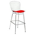 thumbnail image 3 of Chrome Wire Barstool, 3 of 4