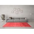 thumbnail image 3 of Ahgly Company Indoor Round Oriental Red Industrial Area Rugs, 8' Round, 3 of 4