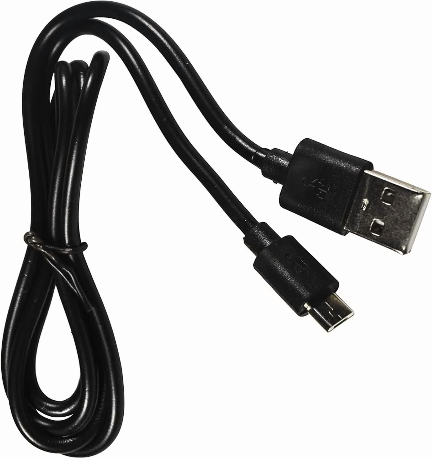 Hqrp Cable Negro Usb A Micro Usb Para Photive Ph-Bt1000 Cyren Altavoz