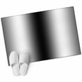 thumbnail image 2 of 2x3 Door Mat Rug, Black Grey White Non-Skid Rubber Backing Large Rectangle Rugs - Living Room Bedroom Home Office, Farmhouse Ombre Color Modern Simple Indoor Floor Mat Carpets Washable Rug, 2 of 9