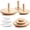 4.5'', 7.5'',10.5'', variant on 3 Pack Pottery Molds Plaster Molds Wood Pottery Tools with Handle Ceramic Tools for Ceramic Top Forms for DIY Bowls Plate Dish Slump Press Art Making