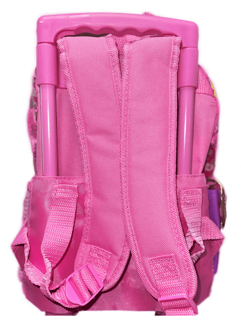 Pink Princess Gradient Backpack For Kids - 16 Inch School Bookbag With Laptop Compartment