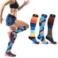 thumbnail image 4 of Compression Socks Knee High - Made for Running, Athletics and Pregnancy - 3 Pair, 4 of 7
