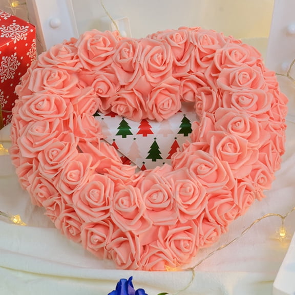 Valentines Day Gifts,Valentines Day Decorations,Valentine's Day Love Garland Door Wedding Proposal Party Scene Decoration Decoration Valentine's Day Heart-shaped Garland(B)