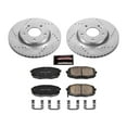 thumbnail image 3 of PowerStop Front Z23 Evolution Sport Carbon-Fiber Ceramic Brake Pad and Drilled & Slotted Rotor Kit Fits: KIA Select Models K5911, 3 of 10