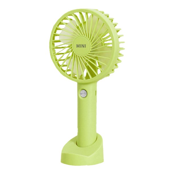 Ventilador personal de mano Ventilador eléctrico USB de escritorio de enfriamiento alimentado por batería recargable con soporte de ventilador MFZFUKR BST3008443-6