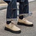 thumbnail image 6 of Wdhugt Men'S Fashion Casual Oxford Shoes With Round Toe Pu Leather Lace Closure Business Style Us Size 6 Foot Length 9.65 Inches, 6 of 9