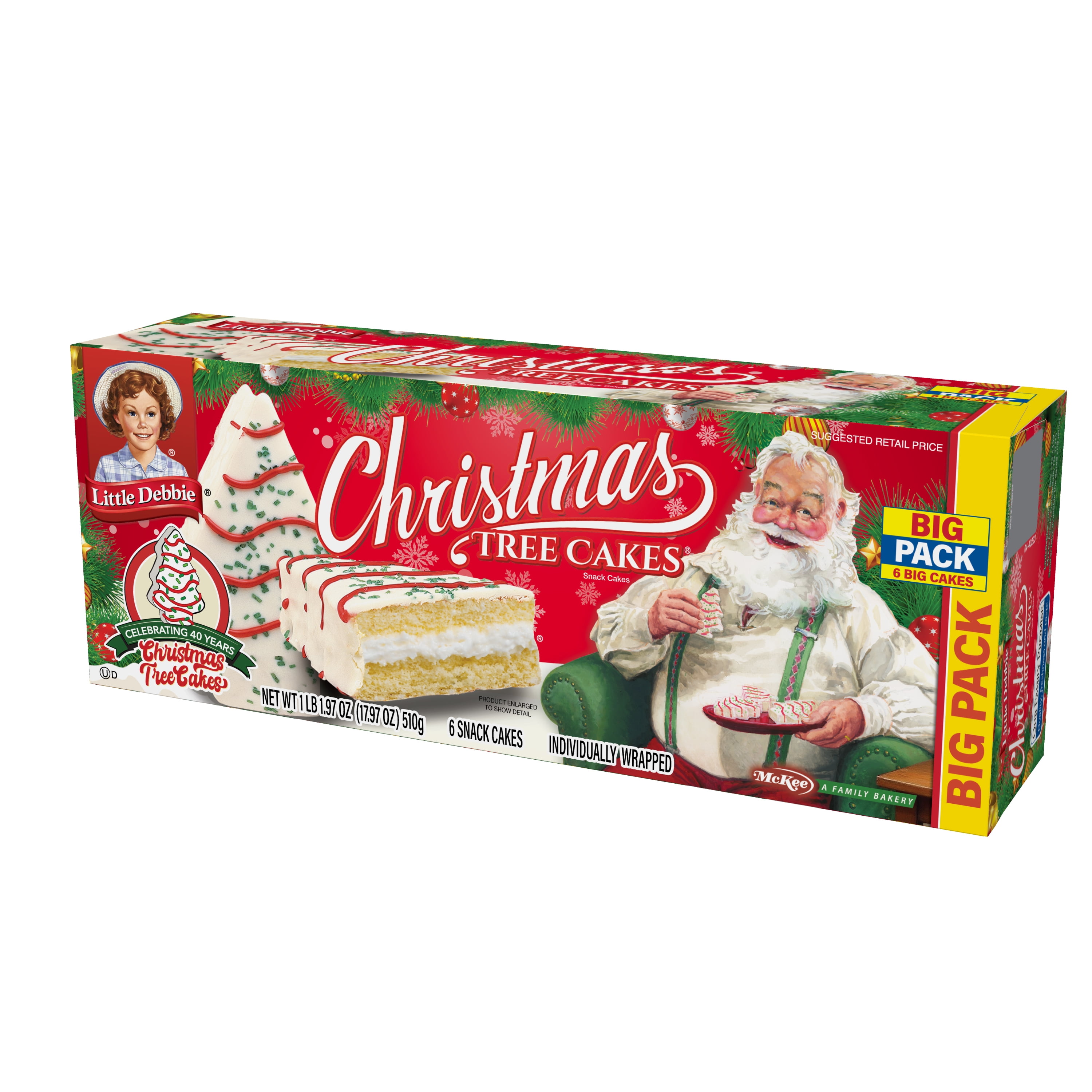 Little Debbie Big Pack Christmas Tree Cakes